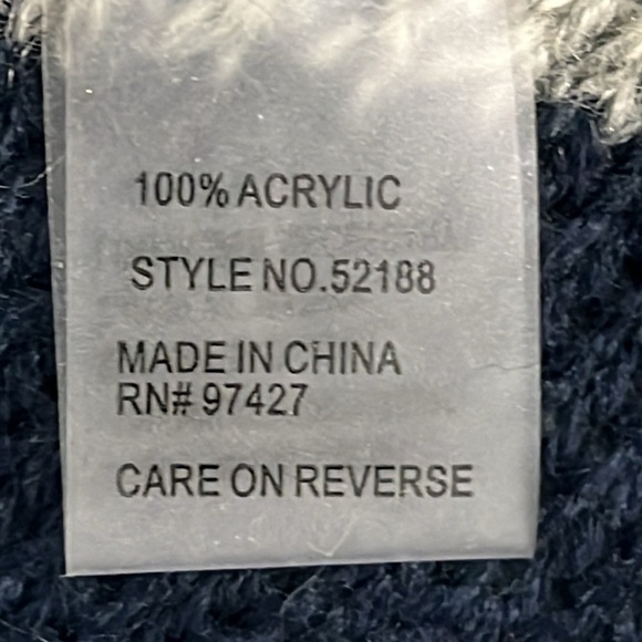 Dolce Cabo Southwest Geometric Open Front Sweater Size S/M Ranch Boho Fringe - Picture 16 of 16